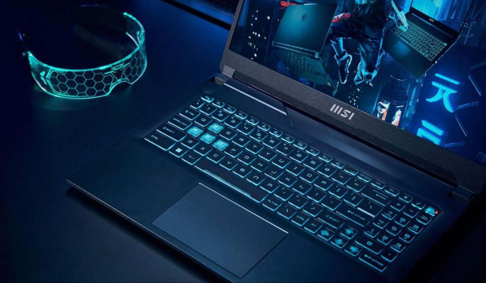 MSI Cyborg 15 Keyboard and Touchpad